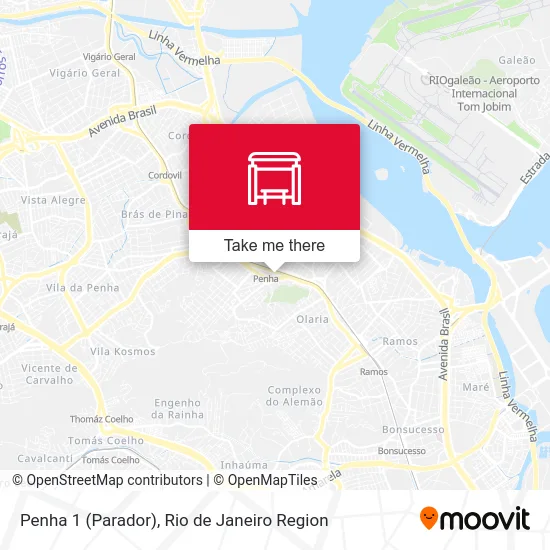 Penha 1 (Parador) map