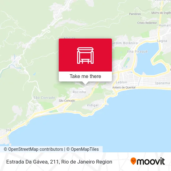 Estrada Da Gávea, 211 map