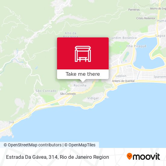 Estrada Da Gávea, 314 map