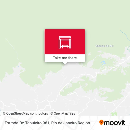 Estrada Do Tabuleiro 961 map