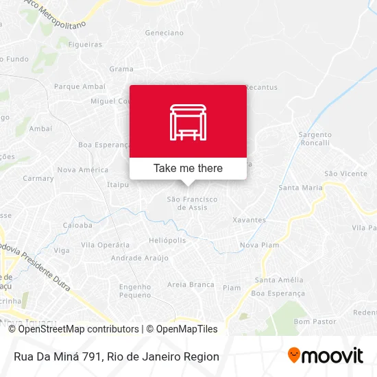 Rua Da Miná 791 map