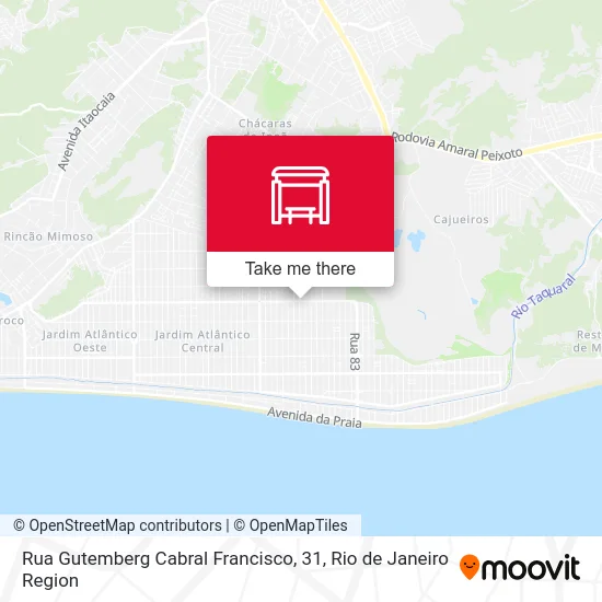 Rua Gutemberg Cabral Francisco, 31 map