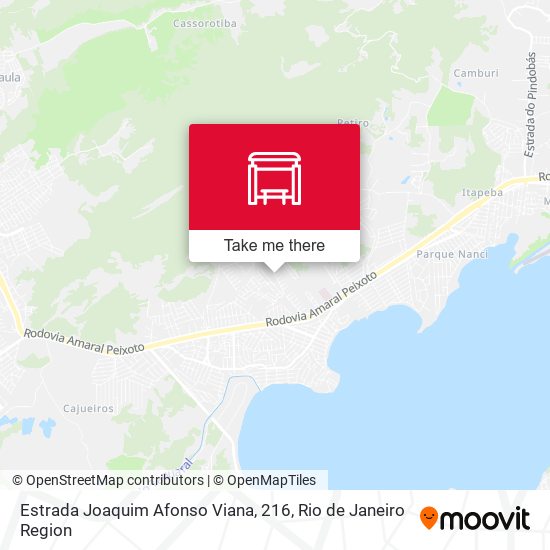 Estrada Joaquim Afonso Viana, 216 map