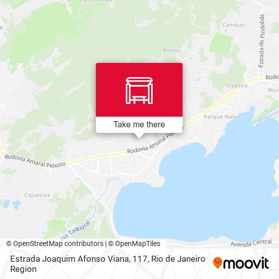 Estrada Joaquim Afonso Viana, 117 map