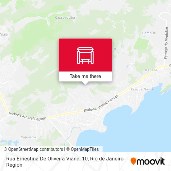 Rua Ernestina De Oliveira Viana, 10 map