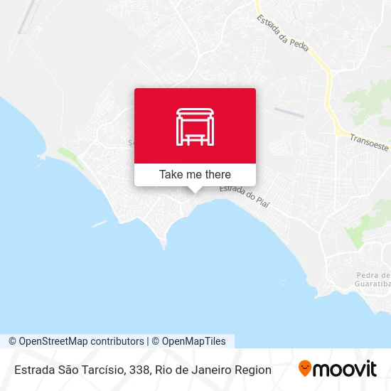 Estrada São Tarcísio, 338 map