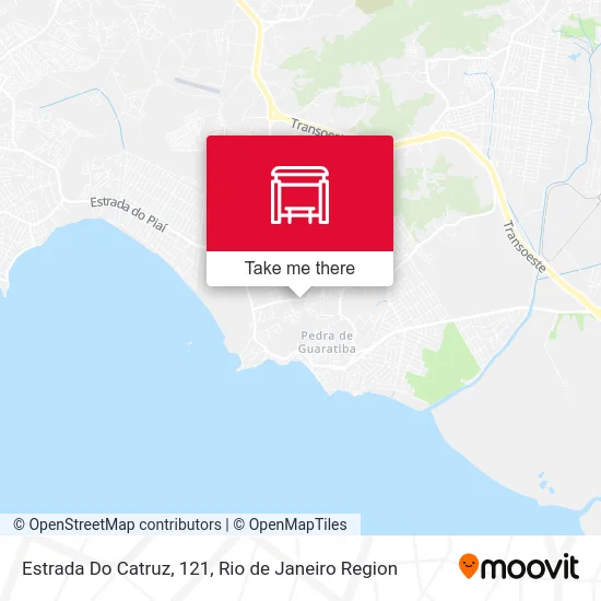 Estrada Do Catruz, 121 map