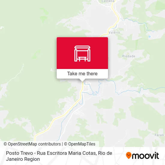 Posto Trevo - Rua Escritora Maria Cotas map