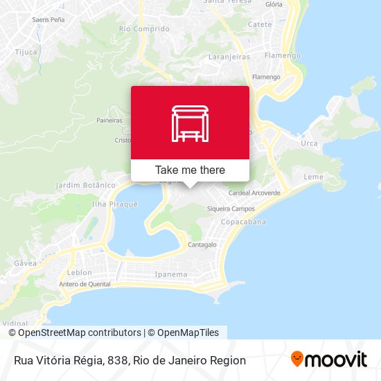 Rua Vitória Régia, 838 map