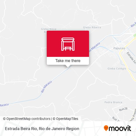Estrada Beira Rio map