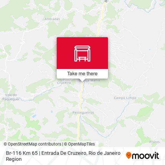 Br-116 Km 65 | Entrada De Cruzeiro map