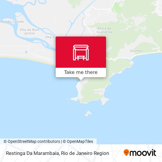 Restinga Da Marambaia map