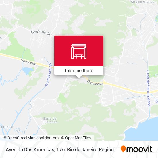 Avenida Das Américas, 176 map