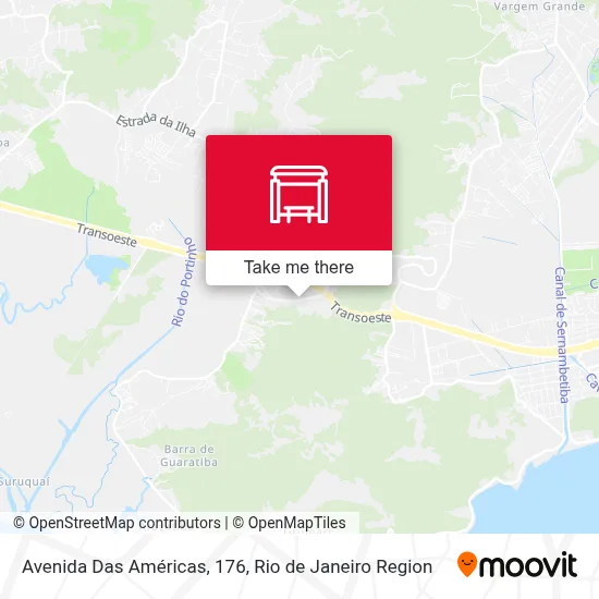 Avenida Das Américas, 176 map