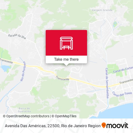 Avenida Das Américas, 22500 map