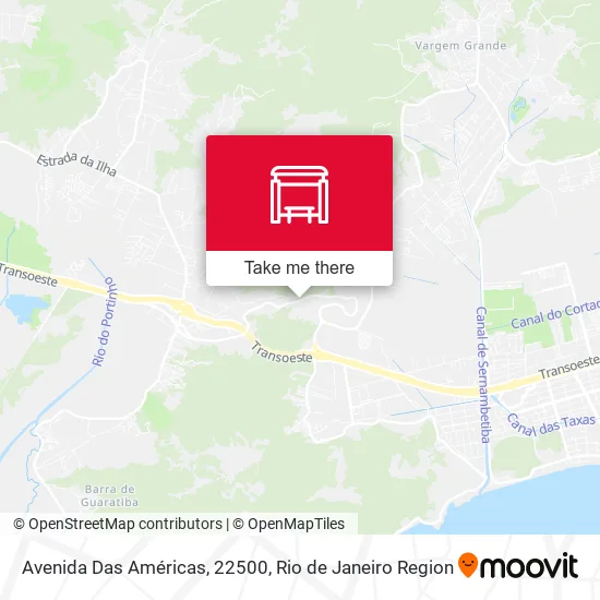 Avenida Das Américas, 22500 map