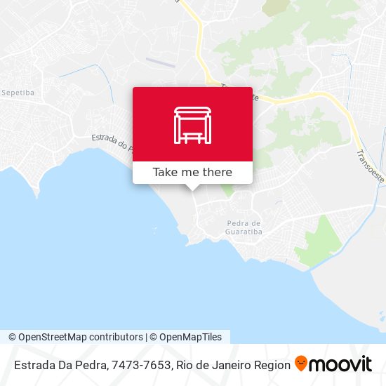 Estrada Da Pedra, 7473-7653 map