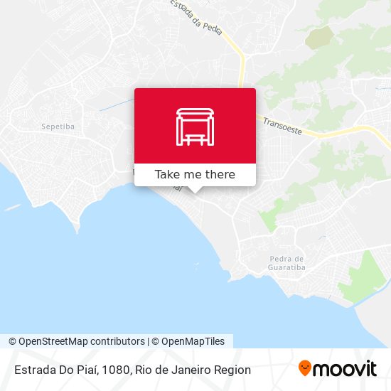 Estrada Do Piaí, 1080 map