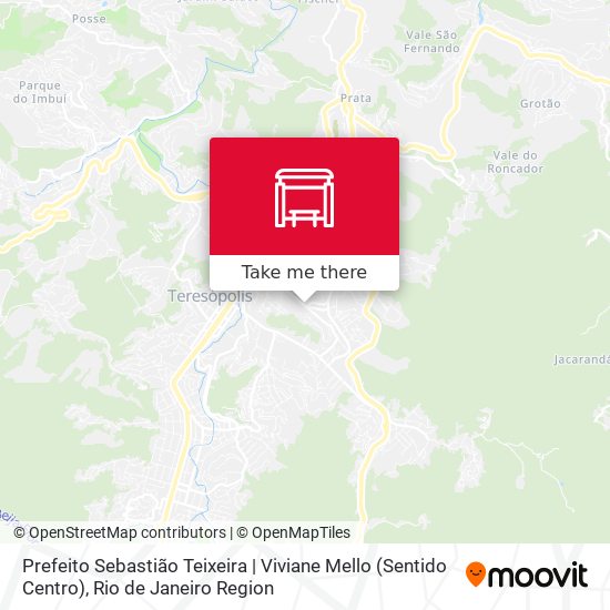 Prefeito Sebastião Teixeira | Viviane Mello (Sentido Centro) map