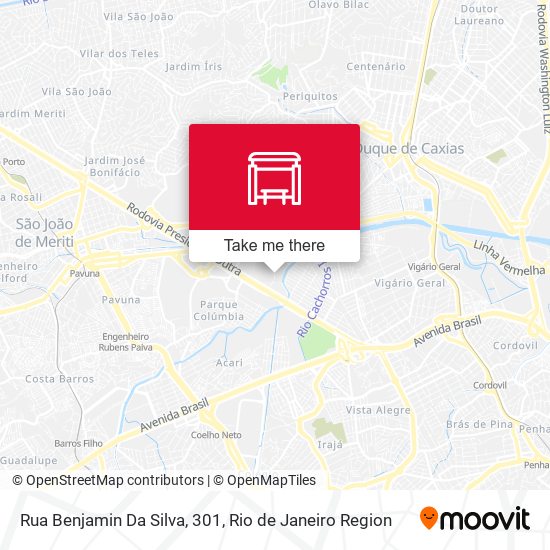 Mapa Rua Benjamin Da Silva, 301