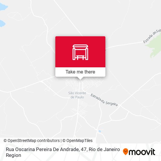 Rua Oscarina Pereira De Andrade, 47 map