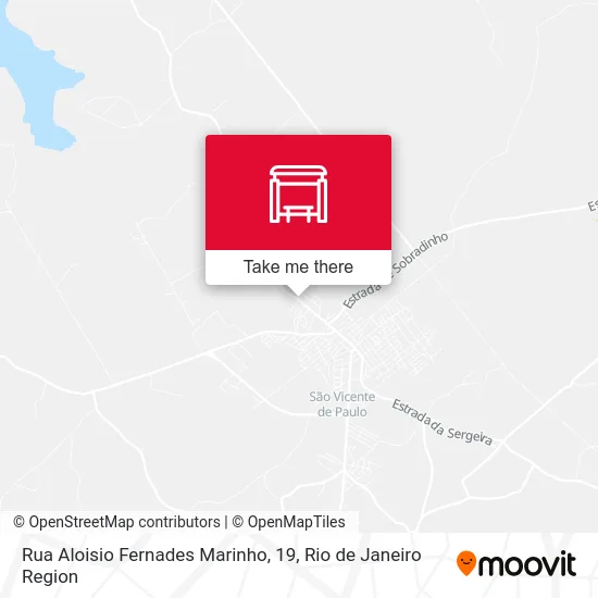 Rua Aloisio Fernades Marinho, 19 map