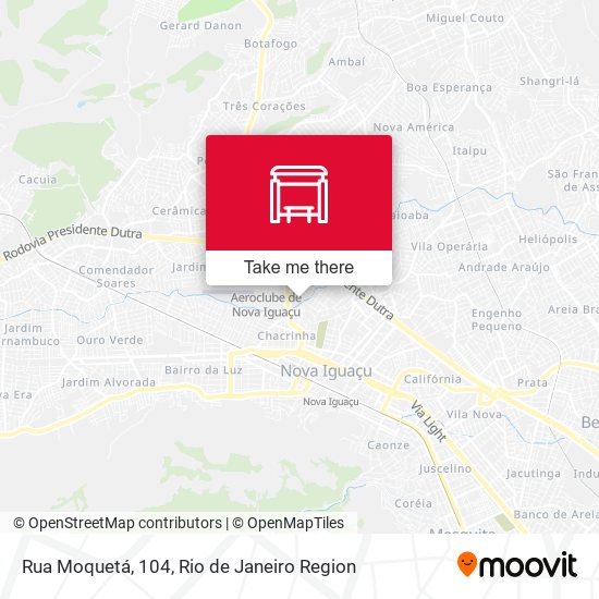 Rua Moquetá, 104 map
