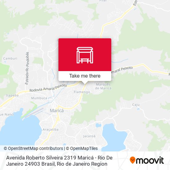 Mapa Avenida Roberto Silveira 2319 Maricá - Rio De Janeiro 24903 Brasil