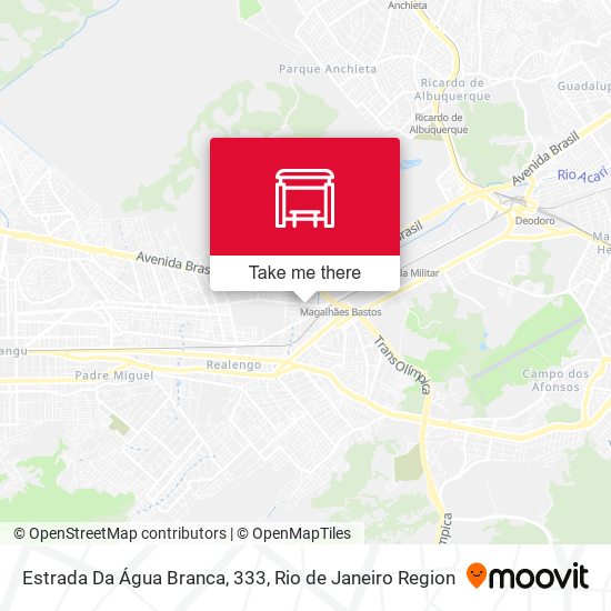 Estrada Da Água Branca, 333 map