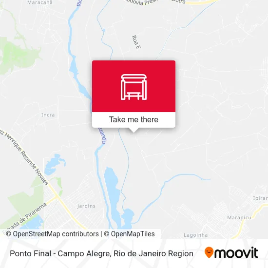 Ponto Final - Campo Alegre map