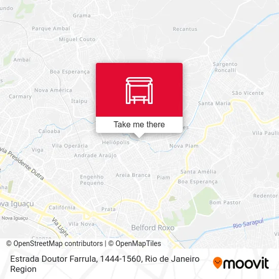 Estrada Doutor Farrula, 1444-1560 map