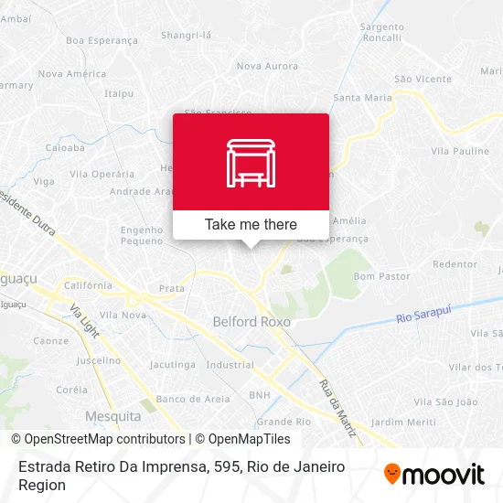 Estrada Retiro Da Imprensa, 595 map
