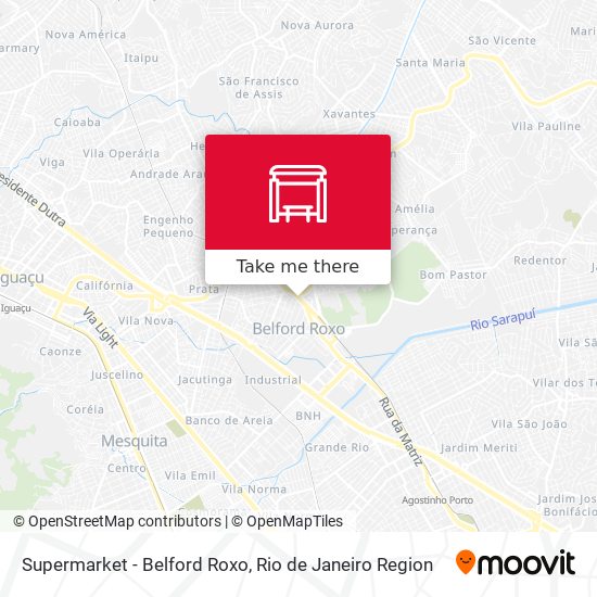 Mapa Supermarket - Belford Roxo