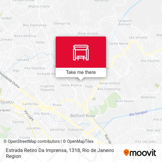 Estrada Retiro Da Imprensa, 1318 map