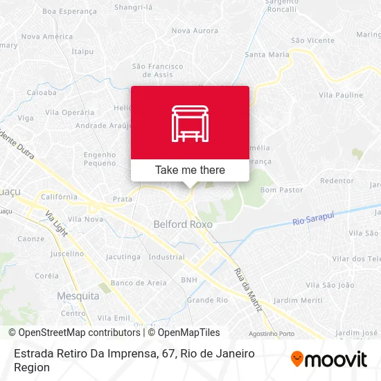 Estrada Retiro Da Imprensa, 67 map
