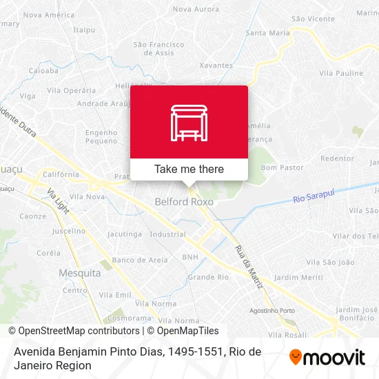 Avenida Benjamin Pinto Dias, 1495-1551 map