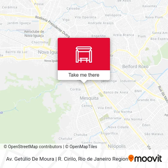 Av. Getúlio De Moura | R. Cirilo map