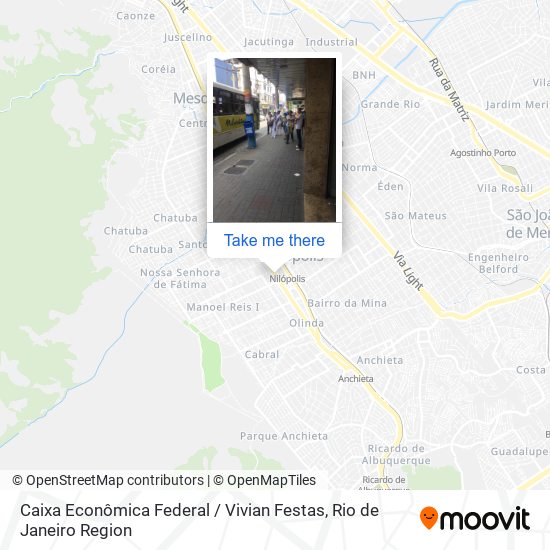 Caixa Econômica Federal / Vivian Festas map