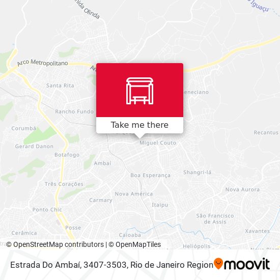 Estrada Do Ambaí, 3407-3503 map