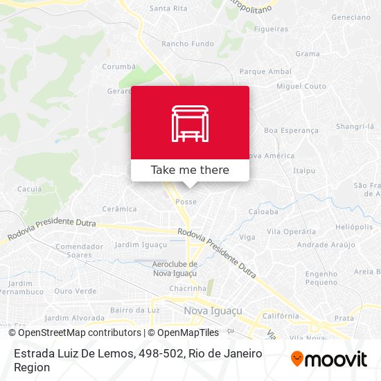 Estrada Luiz De Lemos, 498-502 map