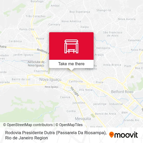 Rodovia Presidente Dutra (Passarela Da Riosampa) map
