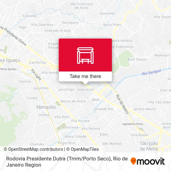 Rodovia Presidente Dutra (Tmm / Porto Seco) map