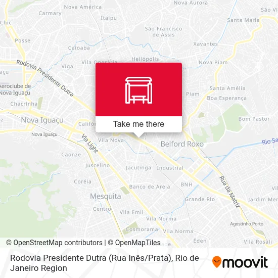 Rodovia Presidente Dutra (Rua Inês / Prata) map
