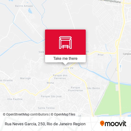Rua Neves García, 250 map