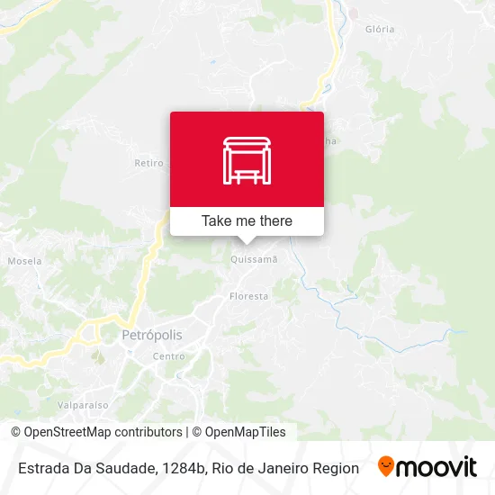 Estrada Da Saudade, 1284b map