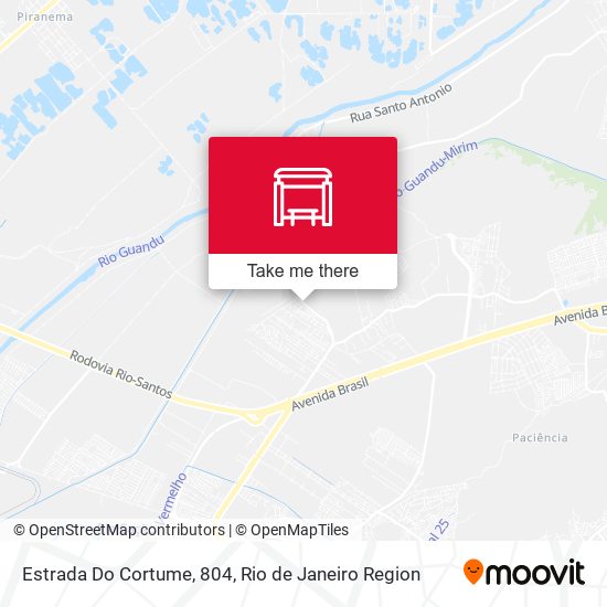Estrada Do Cortume, 804 map