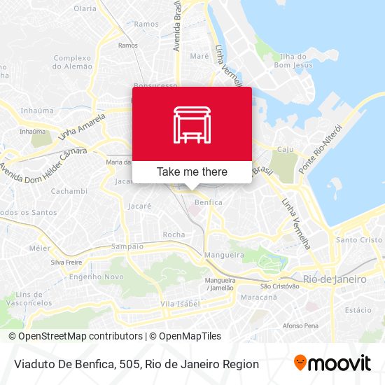 Viaduto De Benfica, 505 map
