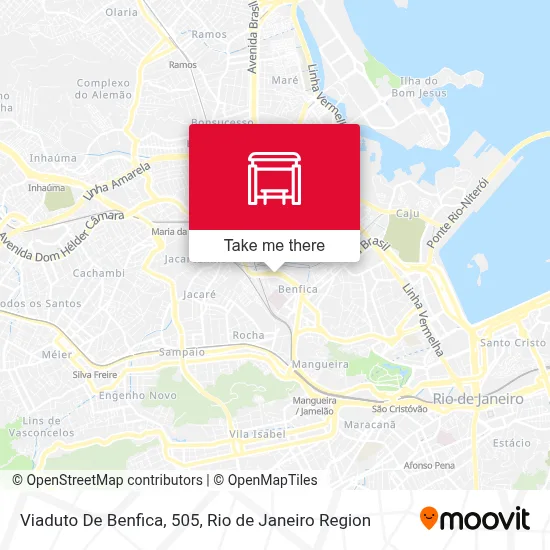 Viaduto De Benfica, 505 map