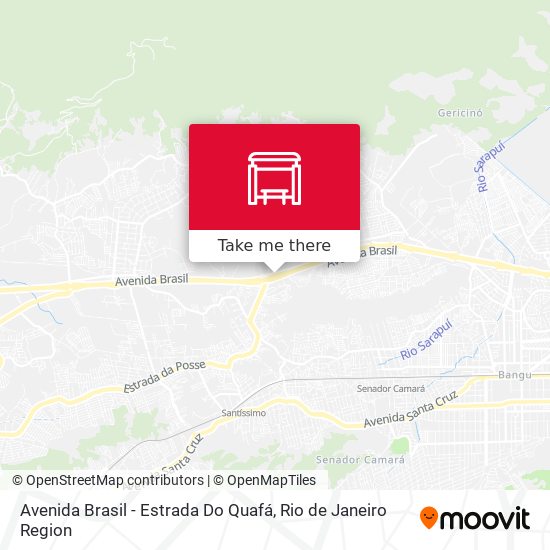 Avenida Brasil - Estrada Do Quafá map