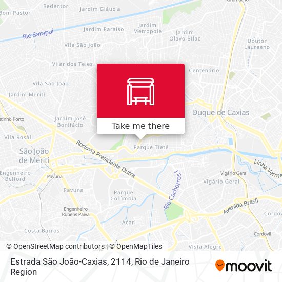 Estrada São João-Caxias, 2114 map